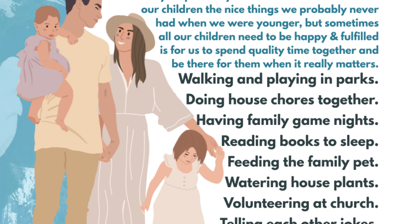 activities that cost nothing but help us bond with our children